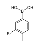 3-Bromo-4-methylphenylboronic acid - Chemical structure and product image