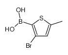 3-Bromo-5-methylthiophene-2-boronic acid - Chemical structure and product image