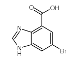 6-Bromo-1h-benzoimidazole-4-carboxylic acid - Chemical structure and product image