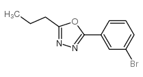 2-(3-Bromophenyl)-5-propyl-1,3,4-oxadiazole - Chemical structure and product image