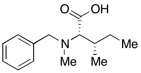 N-Benzyl-N-methyl-isoleucine - Chemical structure and product image