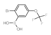 2-Bromo-5-trifluoromethoxyphenylboronic acid - Chemical structure and product image