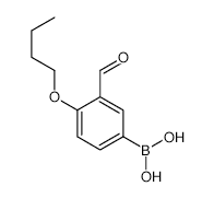 4-Butoxy-3-formylphenylboronic acid - Chemical structure and product image