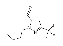1-Butyl-3-(trifluoromethyl)pyrazole-5-carboxaldehyde - Chemical structure and product image