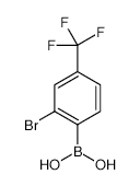 2-Bromo-4-(trifluoromethyl)phenylboronic acid - Chemical structure and product image