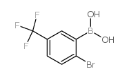 2-Bromo-5-trifluoromethylphenylboronic acid - Chemical structure and product image