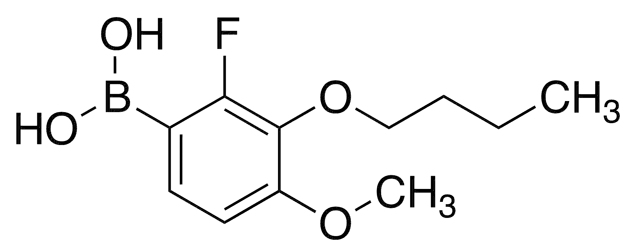 3-Butoxy-2-fluoro-4-methoxyphenylboronic acid - Chemical structure and product image