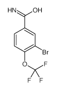 3-Bromo-4-(trifluoromethoxy)benzamide - Chemical structure and product image