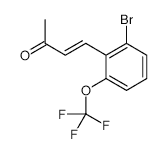 (3E)-4-[2-Bromo-6-(trifluoromethoxy)phenyl]but-3-en-2-one - Chemical structure and product image