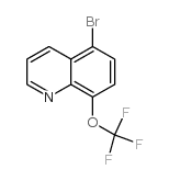 5-Bromo-8-trifluoromethoxyquinoline - Chemical structure and product image