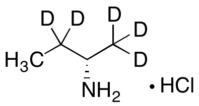 (S)-2-Butylamine-d5 Hydrochloride Salt - Chemical structure and product image