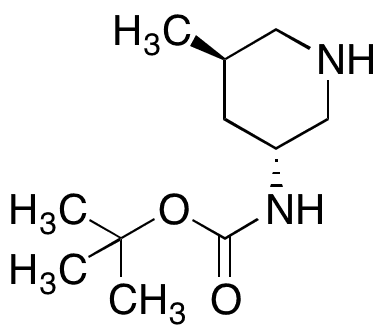 (3R,5R)-3-(Boc-amino)-5-methylpiperidine - Chemical structure and product image