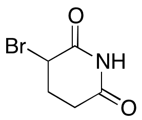 3-Bromopiperidin-2,6-dione - Chemical structure and product image