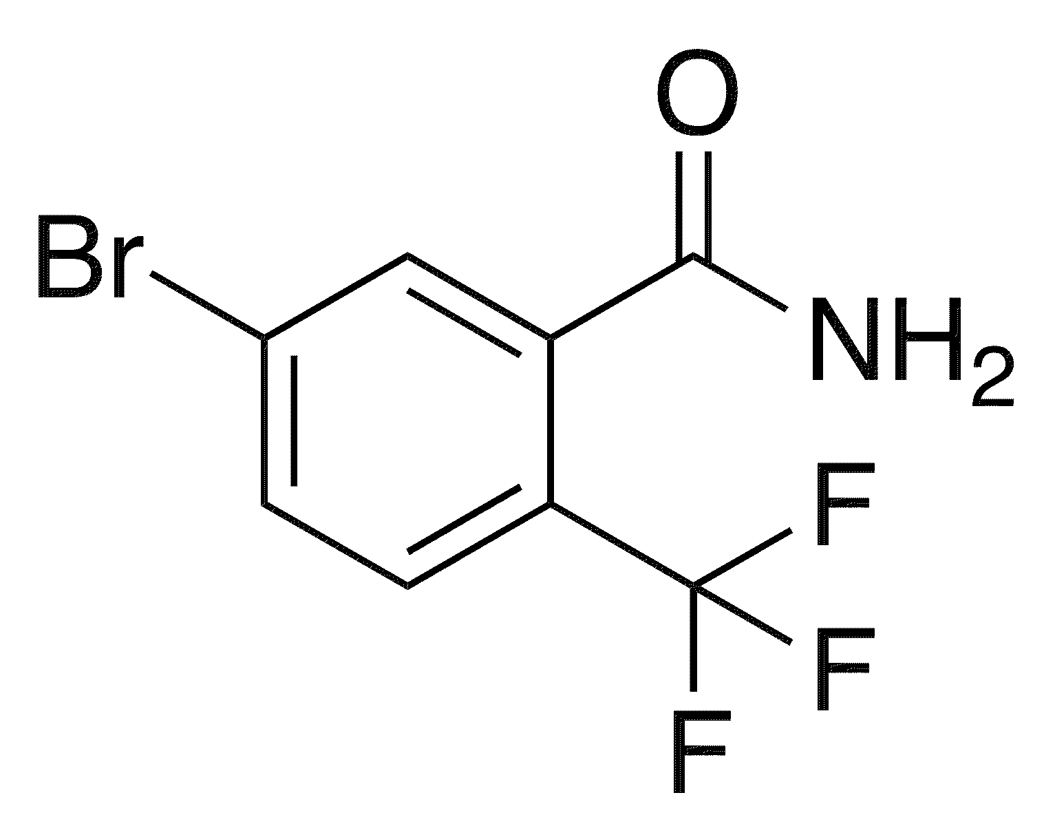 5-Bromo-2-(trifluoromethyl)benzamide - Chemical structure and product image