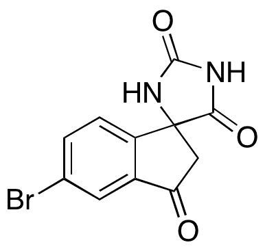 5-Bromospiro[imidazolidine-4,1-[1H]indene]-2,3,5(2H)-trione - Chemical structure and product image