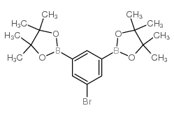 5-Bromo-1,3-phenylenediboronic Acid Pinacol Ester - Chemical structure and product image