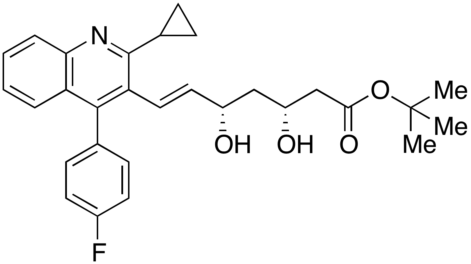 tert-Butyl Pitavastatin - Chemical structure and product image