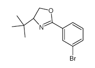 (S)-2-(3-Bromophenyl)-4-t-butyl-4,5-dihydrooxazole - Chemical structure and product image
