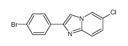 2-(4-Bromophenyl)-6-chloroimidazo[1,2-a]pyridine - Chemical structure and product image