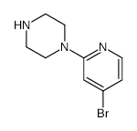 4-Bromo-2-piperazinopyridine - Chemical structure and product image