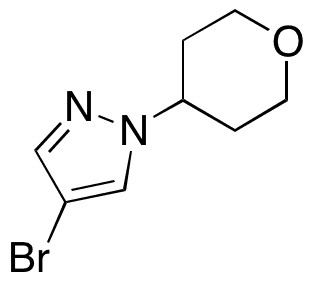 4-Bromo-1-(oxan-4-yl)-1H-pyrazole - Chemical structure and product image