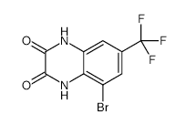 5-Bromo-7-(trifluoromethyl)-1,4-dihydroquinoxaline-2,3-dione - Chemical structure and product image