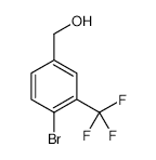 (4-Bromo-3-(trifluoromethyl)phenyl)methanol - Chemical structure and product image