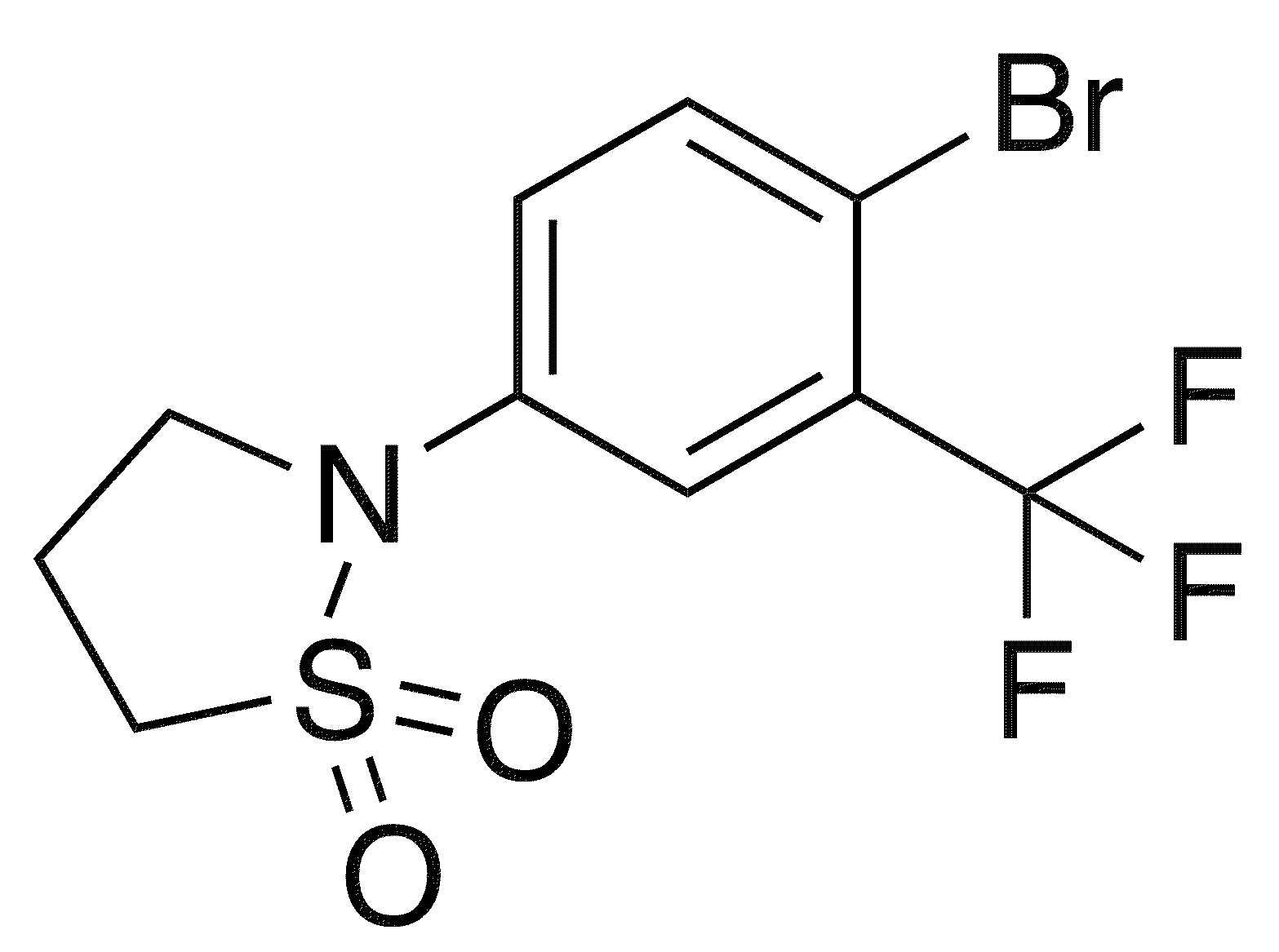 N-(4-Bromo-3-trifluoromethylphenyl)-1,3-propanesultam - Chemical structure and product image