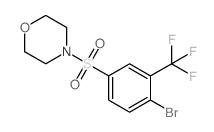 4-(4-Bromo-3-(trifluoromethyl)phenylsulfonyl)morpholine - Chemical structure and product image