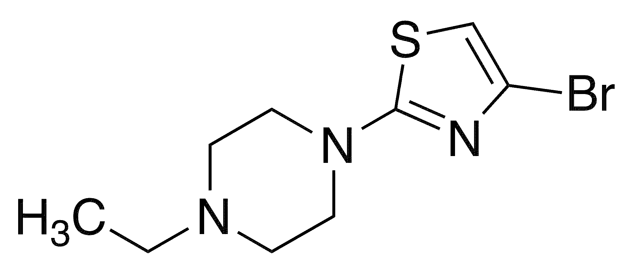 4-Bromo-2-(4-ethylpiperazino)thiazole - Chemical structure and product image