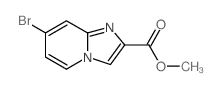 7-Bromoimidazo[1,2-a]pyridine-2-carboxylic acid methyl ester - Chemical structure and product image