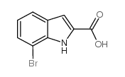 7-Bromo-1h-indole-2-carboxylic acid - Chemical structure and product image