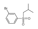 1-Bromo-3-(isobutanesulfonyl)benzene - Chemical structure and product image