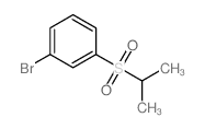 1-Bromo-3-(isopropanesulfonyl)benzene - Chemical structure and product image