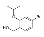 (4-Bromo-2-isopropoxyphenyl)methanol - Chemical structure and product image