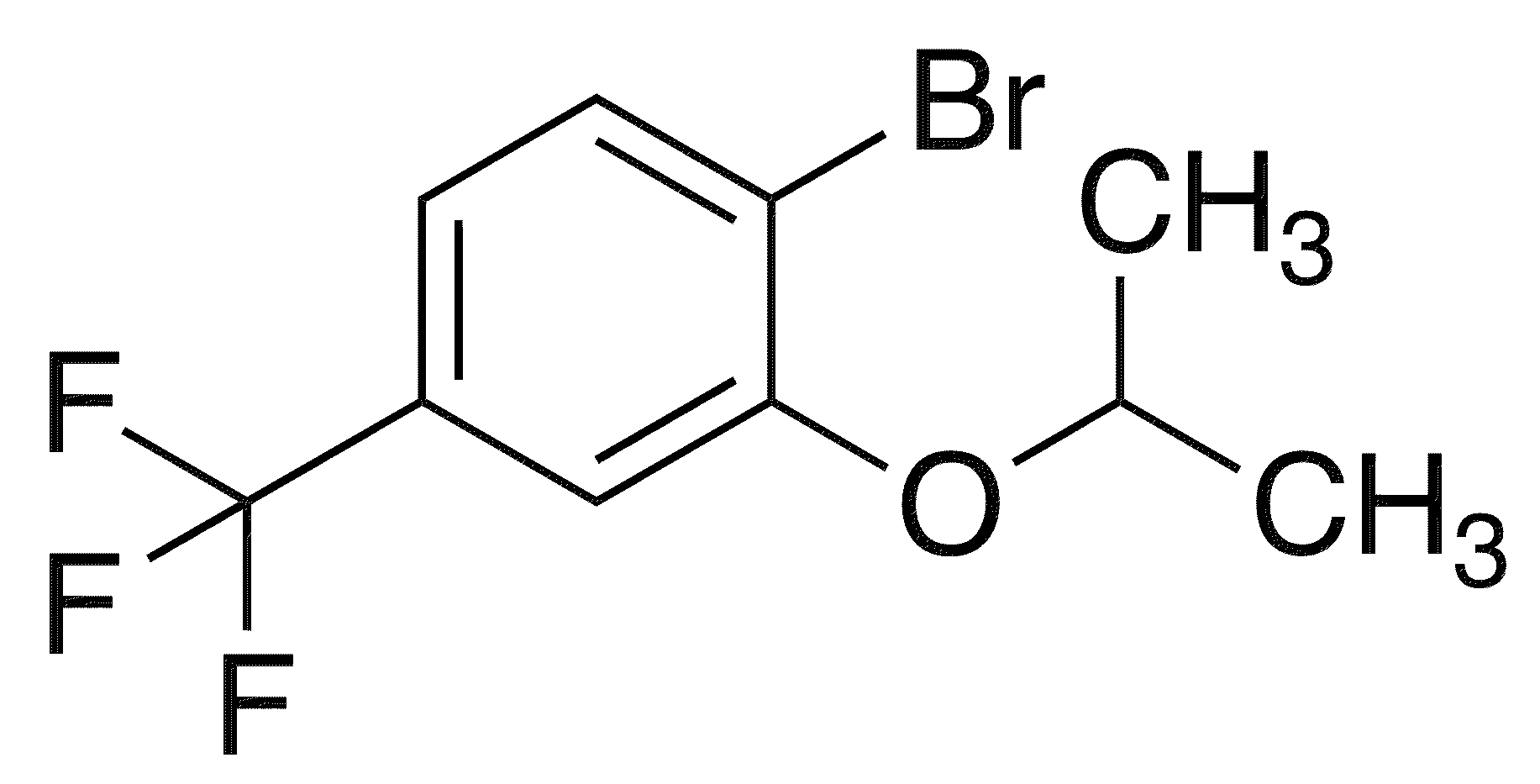 1-Bromo-2-isopropoxy-4-(trifluoromethyl)benzene - Chemical structure and product image