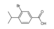 3-Bromo-4-isopropylbenzoic acid - Chemical structure and product image