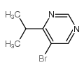 5-Bromo-4-isopropylpyrimidine - Chemical structure and product image