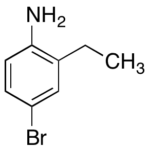 4-Bromo-2-ethylaniline - Chemical structure and product image