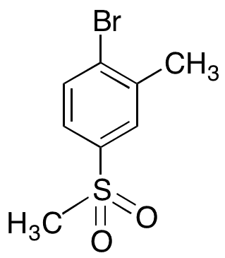 1-Bromo-4-methanesulfonyl-2-methylbenzene - Chemical structure and product image