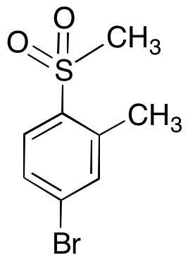 4-Bromo-1-methanesulfonyl-2-methylbenzene - Chemical structure and product image