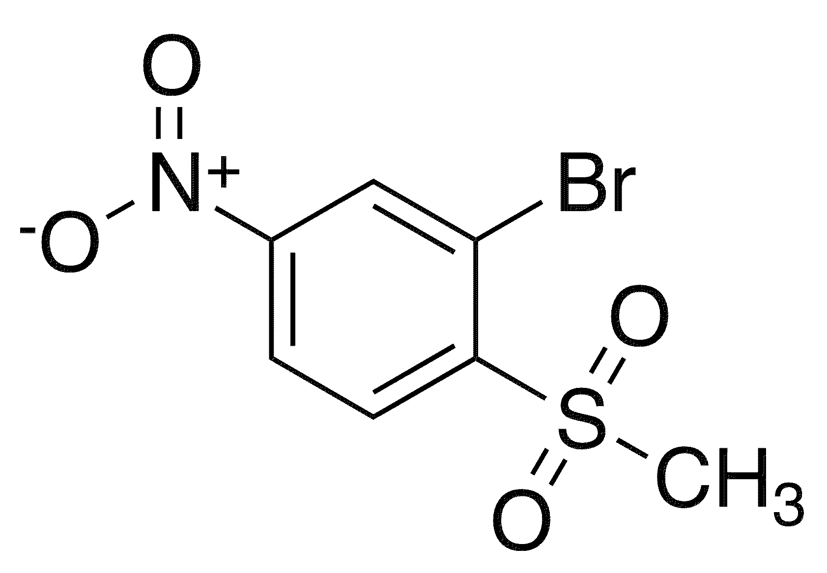 2-Bromo-1-methanesulfonyl-4-nitrobenzene - Chemical structure and product image