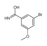 3-Bromo-5-methoxybenzamide - Chemical structure and product image