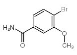 4-Bromo-3-methoxybenzamide - Chemical structure and product image