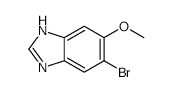 5-Bromo-6-methoxybenzoimidazole - Chemical structure and product image