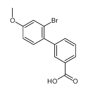 2â€™-Bromo-4â€™-methoxybiphenyl-3-carboxylic acid - Chemical structure and product image