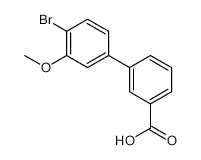 4-Bromo-3-methoxybiphenyl-3-carboxylic acid - Chemical structure and product image