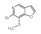 6-Bromo-7-methoxyfuro[3,2-c]pyridine - Chemical structure and product image
