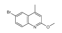 6-Bromo-2-methoxy-4-methylquinoline - Chemical structure and product image