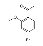 1-(4-Bromo-2-methoxyphenyl)ethanone - Chemical structure and product image